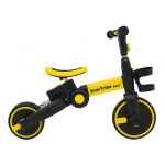 Detská trojkolka Happy bike 3v1 - žltá